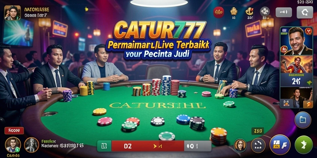 Tampilan menarik dari gameplay Live Casino di CATUR777.