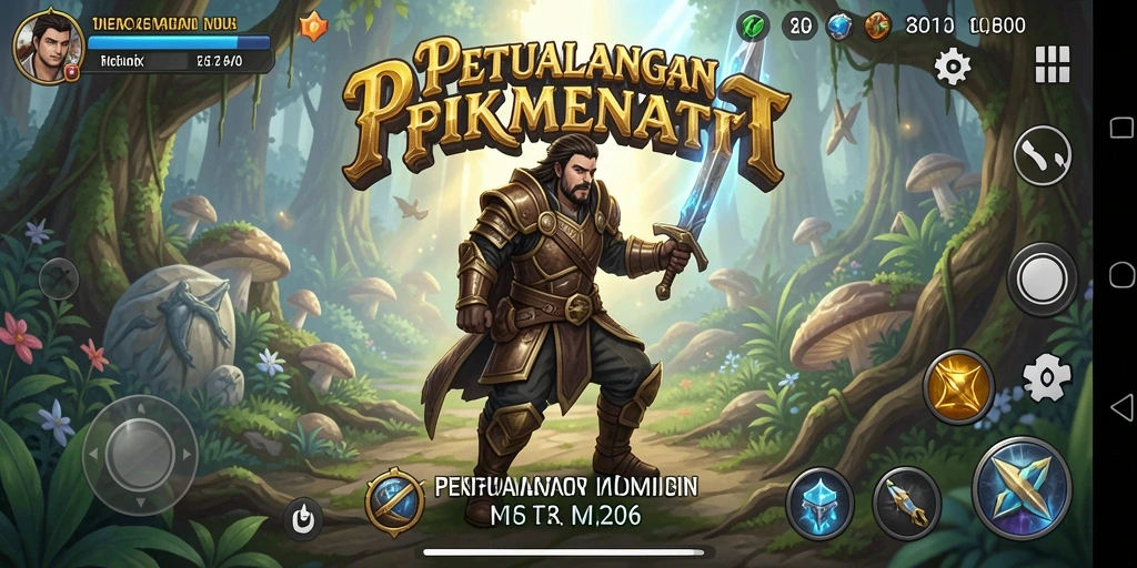 Screenshot D06 menampilkan gameplay petualangan yang penuh aksi.