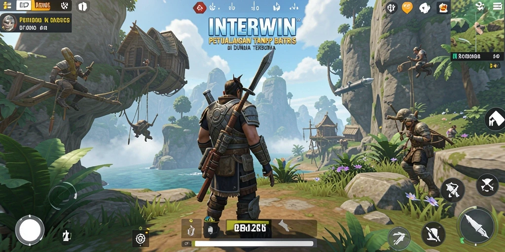 Gameplay INTERWIN di dunia terbuka yang menakjubkan.