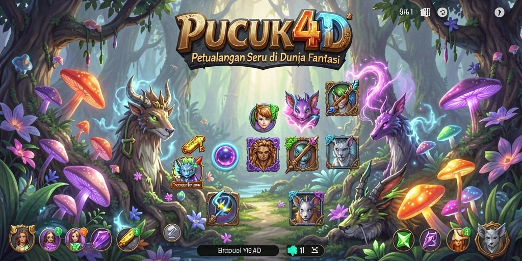 Tampilan gameplay PUCUK4D yang menampilkan aksi petualangan seru.