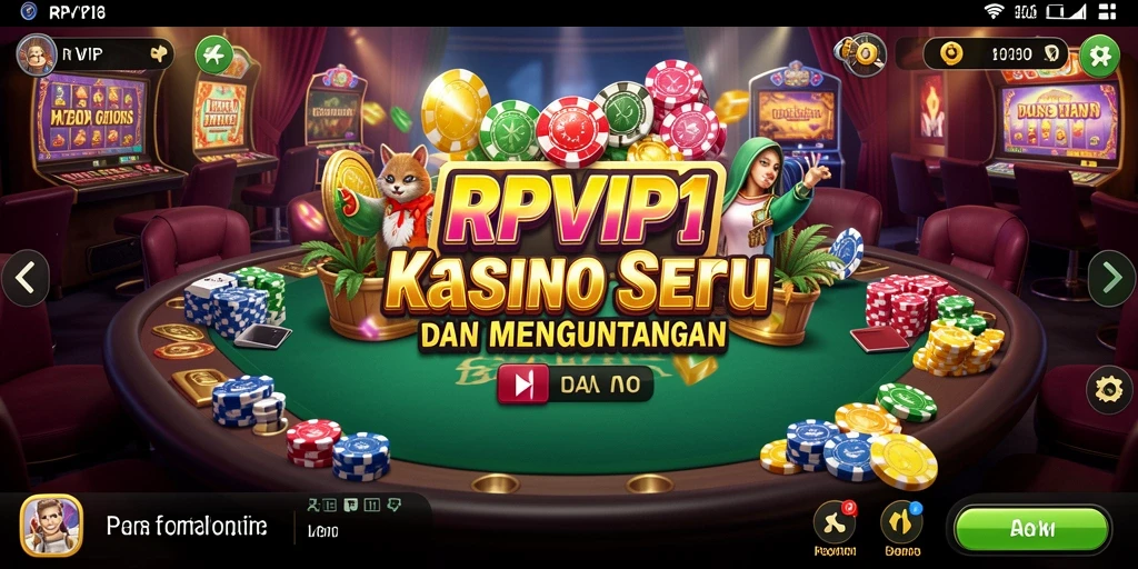 Tampilan menarik dari gameplay RPVIP1 yang mendebarkan.