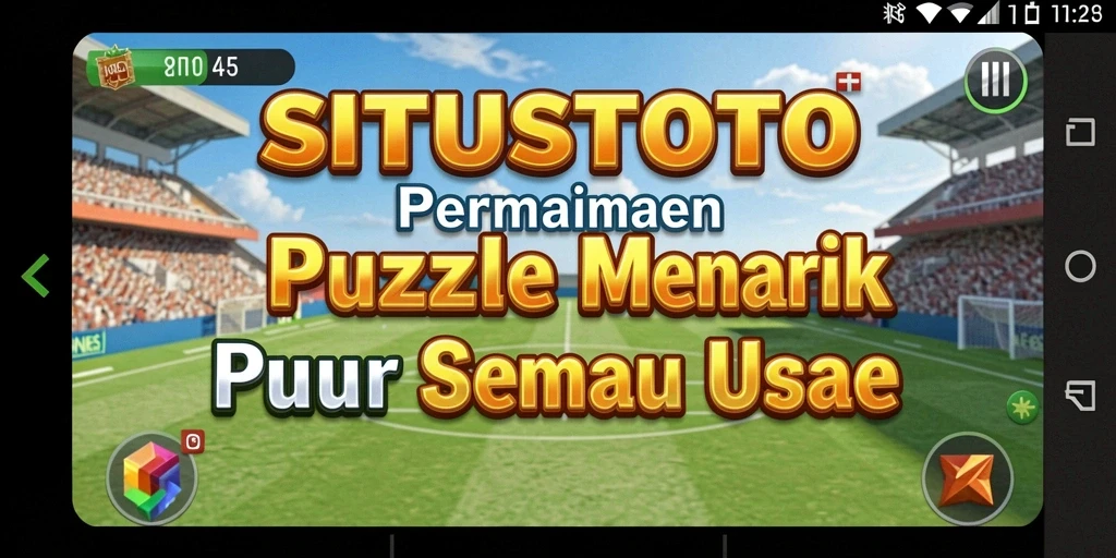 Tampilan gameplay SITUSTOTO yang menampilkan serunya permainan Puzzle.