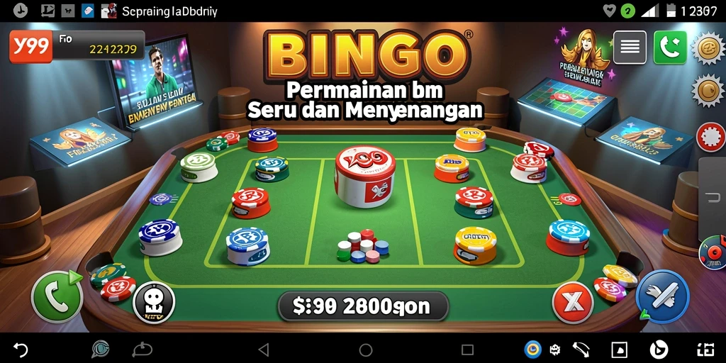 Gameplay menarik Bingo di Y89 dengan berbagai hadiah.